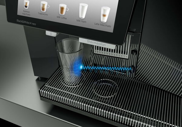 Thermoplan Black & White 4 neo mit Sensor-Gefäßerkennung